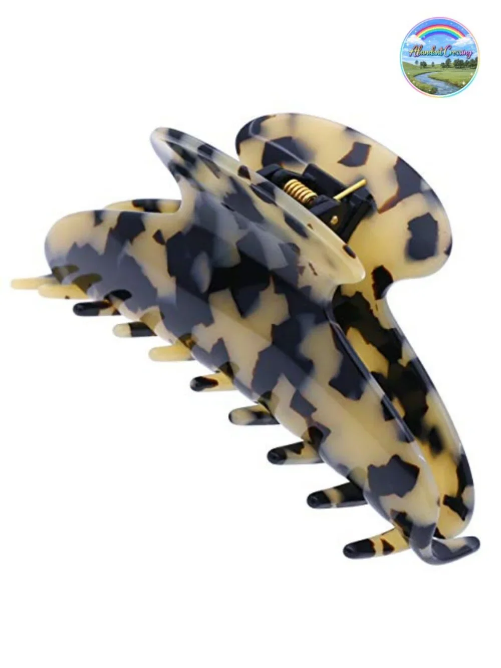Extra Large French Hair Claw Clip for Thick Hair, Strong Hold, Cellulose Acetate
